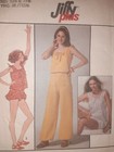 Jumper Jumpsuit Romper Bloomers 5 6 7 8 Simplicity Sewing Pattern 8555 Vtg Uc 