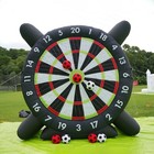10ft Tall Inflatable Soccer Dart Board Backyard Games With Blower 8 Soccer Balls