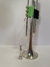 Bach Stradivarius model 37 Ml silver Trumpet serviced By Bach Technician