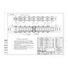  100h Heavy Duty Roller Chain X 10 Feet   2 Connecting Links   Same Day Shipping