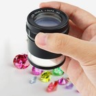 Danoplus 10x Loupe Magnifier  Jewelers Loupe 8 Led Light 4 Glass Scale Chart    