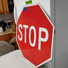 Stop Sign 30  Authentic Retired Street Traffic Road Sign Lot 12-479