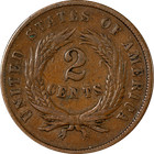 1867 Two  2  Cent Piece