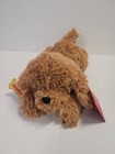Fao Schwarz Doodle Dog Plush 15  Lying Adopt-a-pet Mix Pups New