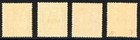 Niue 1941-45 New Zealand Postal-fiscal Stamps Ovpt Sc  86-89 Mint Vf xf Og Vlh    
