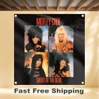 Motley Crue Shout At The Devil 4 x4  Banner Album Cover Fabric Poster Tapestry