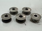5 Original 1-hole Singer Class 66 Sewing Machine Bobbins 66  99 201   Vgc