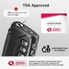 2 Pack Tsa Approved Luggage Locks  4 Digit Combination Travel Cable Locks Res   