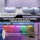 Rgb Mood Lighting Bar  Under Cabinet Lights With 8 Colors   Dynamic Modes  Easy 