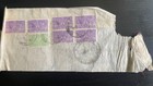 Rare 1950s Nepal Government Service Cover With Multiple Official Stamps  8p Purp