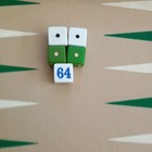 Complete Vintage Crisloid Backgammon Set Green Butterscotch Swirls Bakelite 