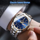 Waterproof Men s Watch Classic Stainless Steel Quartz Luminous Business Luxury