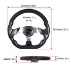 13in Golf Cart Steering Wheel   Hub Adapter For Ezgo Txt Rxv Yamaha And Club Car