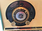 1950 s General Electric Atomic Dial Am Radio Model 860 861 Teal  hums 