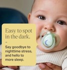 Tommee Tippee Night Time Pacifier 6-18m Glow In Dark Stars Moon Binkies 6-pack