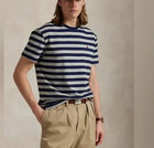 Mens Polo Ralph Lauren S s T-shirt sz Xxl gray   Navy Stripes nwt