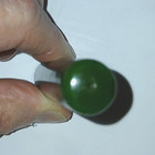 Vintage Dark Green Bakelite Tone Bar  Slide  Bullet Style   Bakelite Over Steel