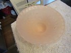 Vintage Art Deco 10  Glass Flowers Ceiling Light Hanging Lamp Shade 3 Holes Pink