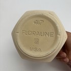 417 Floraline Pottery Planter Succulents Matte Beige With Light Brown Beautiful