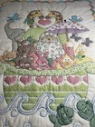 New   Handmade Baby Crib Quilt    noah   s Ark     Size 40 X 60   