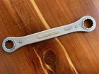 Vintage Indestro No  0708 Double Box End Ratchet Wrench 7 8  13 16 Made In Usa