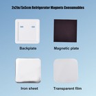100pcs Materials For 50 50mm Square Fridge Magnet Making Machine Brand New