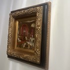 Elegant Oil Painting With Ornate Frame