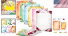 60-piece Kawaii Stationery Set  Floral Writing Paper   Self-sealing Envelopes