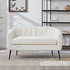 Modern Loveseat Sofa Couch 2-seater Fabric Upholstered Sofa Living Room Sofa