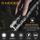 2pack Super-bright Flashlight Led Tactical Torch Led Rechargeble Battery