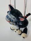 Vintage Pelham Cat Marionette Puppet Black   White Kitty Kitten