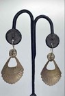 Sterling Silver Turquoise Southwest Dangle Earrings 18 3g