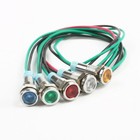 6mm Led Metal Indicator Light Waterproof Signal Lamp 6v 12v 24v 220v