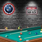 19  Bmw The Ultimate Driving Machine Double Neon Clock Man Cave Decor  red 