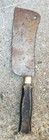Vintage Mclean Black   Co Meat Cleaver Butcher Old Antique Splitter Carbon Blade