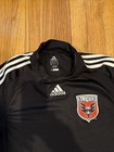 Dc United Jersey Mens Medium Adidas Home Black 2008 2009 Mls Soccer See Pics
