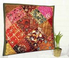 30  Vintage Handcrafted Beads Sequin Sari Bed Throw Accent Cushion Pillow Cover