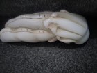 Ancient Chinese Ming-qing Dynasty Celadon Jade Monkey On Root 1500-1800 Ad