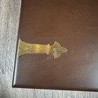 The Bombay Company Vintage Memory Album Photo Book Wooden Brass Fairy Tale