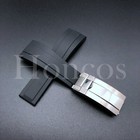 20 21 22mm Rubber Strap Band Fits For Rolex Datejust Sub Gmt Daytona Replacement