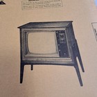 Hitachi Manual Color Tv Cnu-891 Cfa-461 1972 Photofact Folder Illustrated