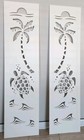 Decorative Window Shutters  Sea Turtle Design  Sold In Pair Of 2 Shutters