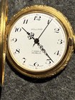 Vintage Holland Pocket Watch  Gold Tone  Swiss  Mech  17 Jewels  Runs  