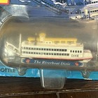 Micro Machines 1990 Ship In A Bottle  3 Riverboat Dixie Paddle Steamer Vintage
