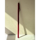 Vintage Brass Candle Lighter Long Wand Flint Style With Red Velvet Sleeve -as Is