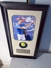 Roger Federer Signed Tennis Ball Framed Usopen Photo Ace Coa 14x25