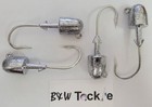Bullet Head Jig Mustad 8 0 Hook Weight Sinker Lure  free Shipping