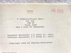 1984 Tandy 2000 Comsh With Cis Instructions Setup By Charles Mcguinness