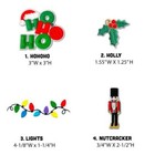 Christmas Patches   Iron On Embroidered Appliques - Embellishments For Clothing