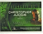 Stargate Sg-1 Costume Card Teal c Christopher Judge C31 Mgm Rittenhouse